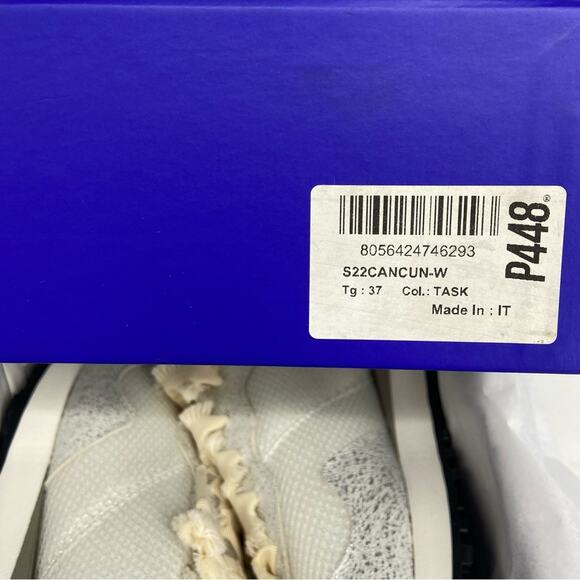 New P448 Italian Metallic Performance Cancun Sneakers in Task Size 37/7 - Picture 10 of 14